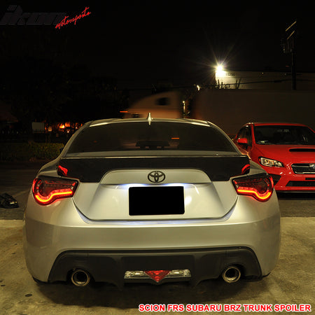 For 13-20 FR-S FRS BRZ GT86 GR V3 Style Trunk Spoiler