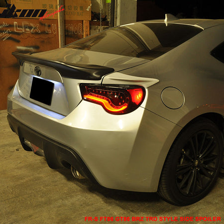 Fits 13-20 Scion FRS GT86 FT86 Subaru BRZ Trunk Side Spoiler (ABS)