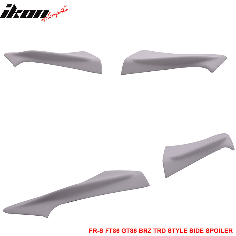 Fits 13-20 Scion FRS/Subaru BRZ/Toyota 86 3PC TRD Trunk Spoiler OE Painted Color