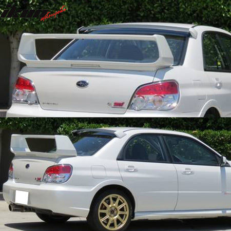 Fit 02-07 Subaru Impreza WRX Sti OE Trunk Spoiler Wing & 3RD Brake Light