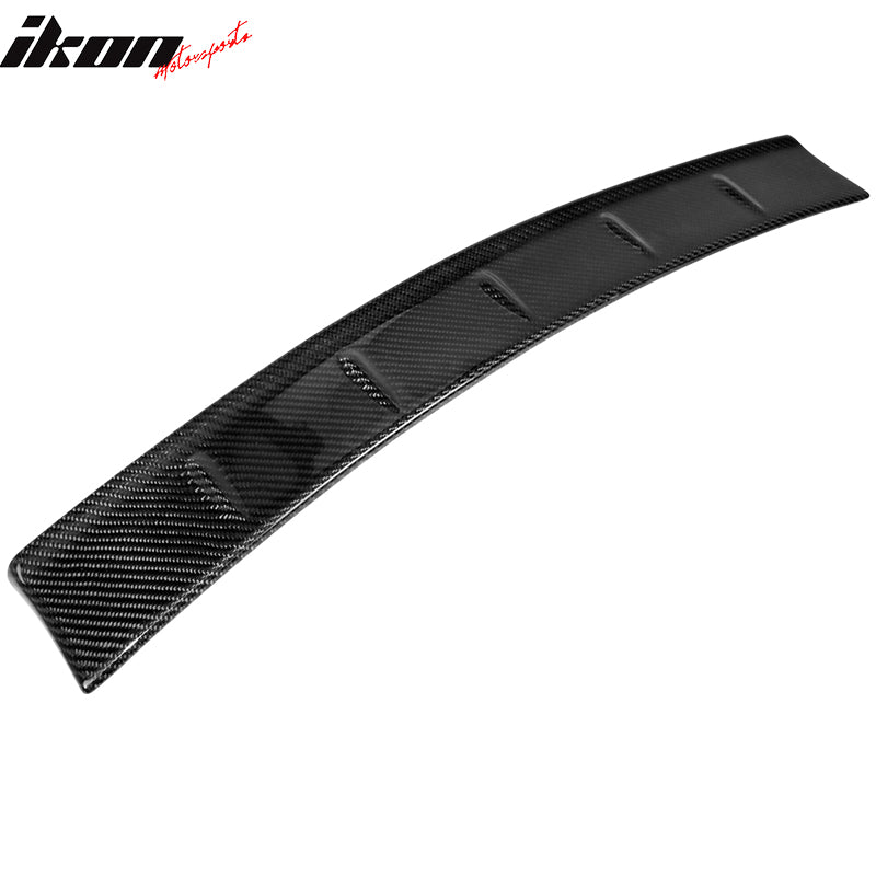 Fits 08-14 Subaru Impreza 3rd WRX STI Style Trunk Spoiler Carbon Fiber Boot Trim