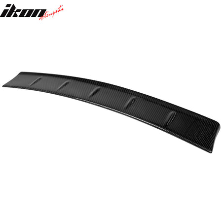 Fits 08-14 Subaru Impreza 3rd WRX STI Style Trunk Spoiler Carbon Fiber Boot Trim