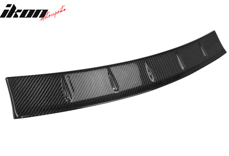 Fits 08-14 Subaru Impreza 3rd WRX STI Style Trunk Spoiler Carbon Fiber Boot Trim