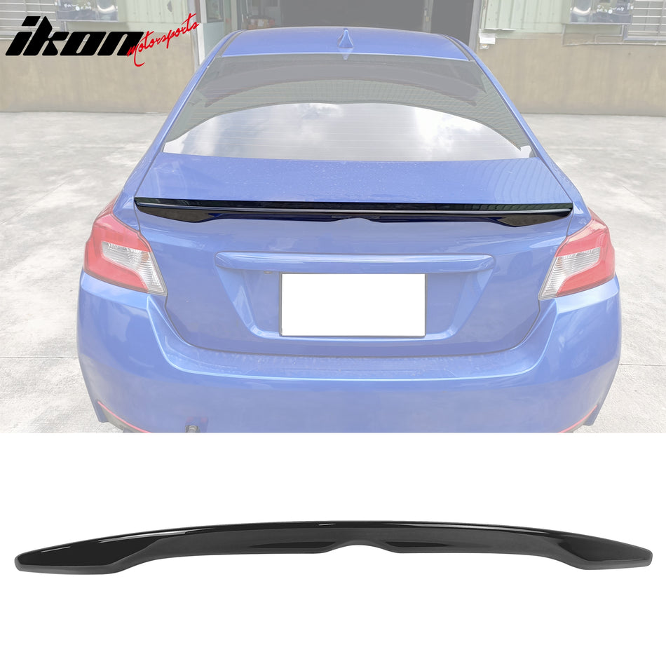 2015-2021 Subaru WRX D2 Style Gloss Black Rear Trunk Spoiler ABS