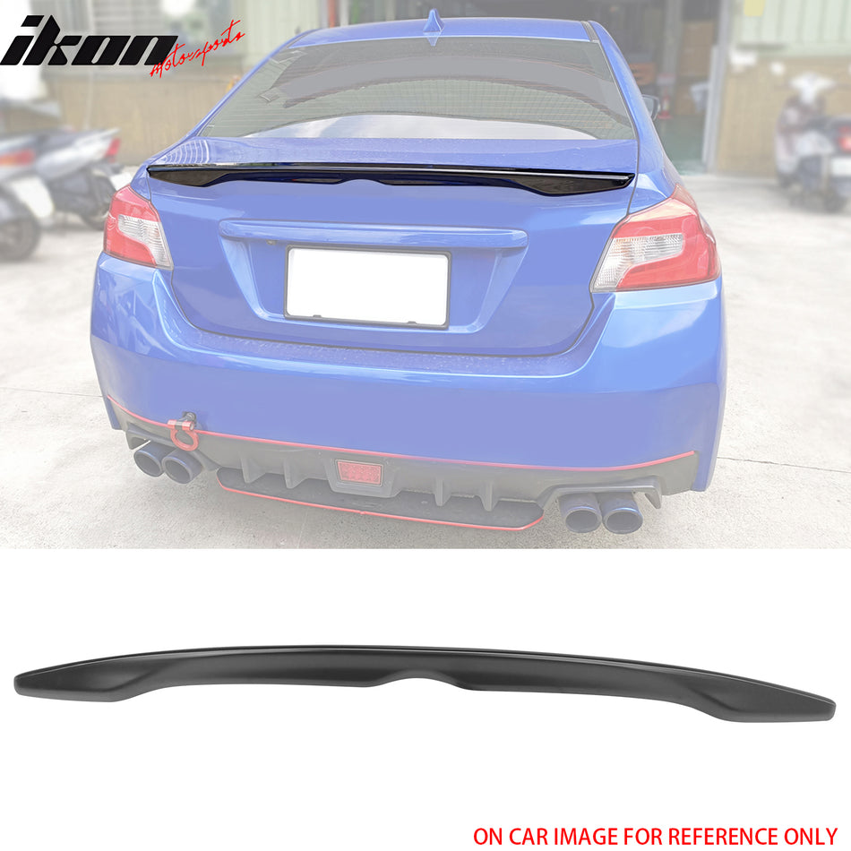 2015-2021 Subaru WRX D2 Style Matte Black Rear Trunk Spoiler ABS