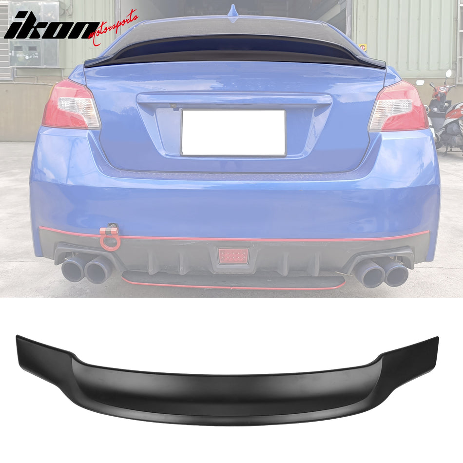 2015-2021 Subaru WRX PSM Style Matte Black Rear Trunk Spoiler ABS