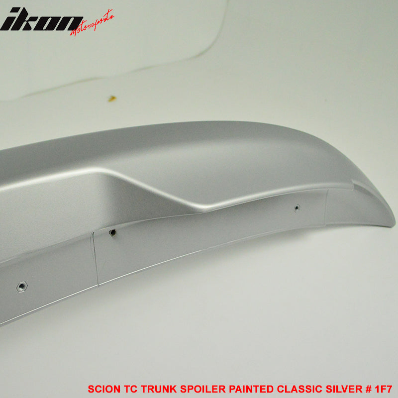 Fits 11-16 Scion tC OE Style Factory Rear Trunk ABS Spoiler Wing - ABS