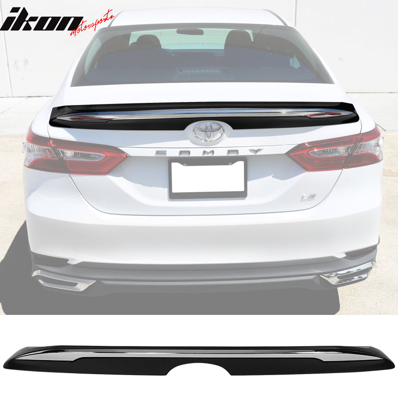 2018-2024 Toyota Camry LE MD Rear Spoiler Wing With Chrome Trim