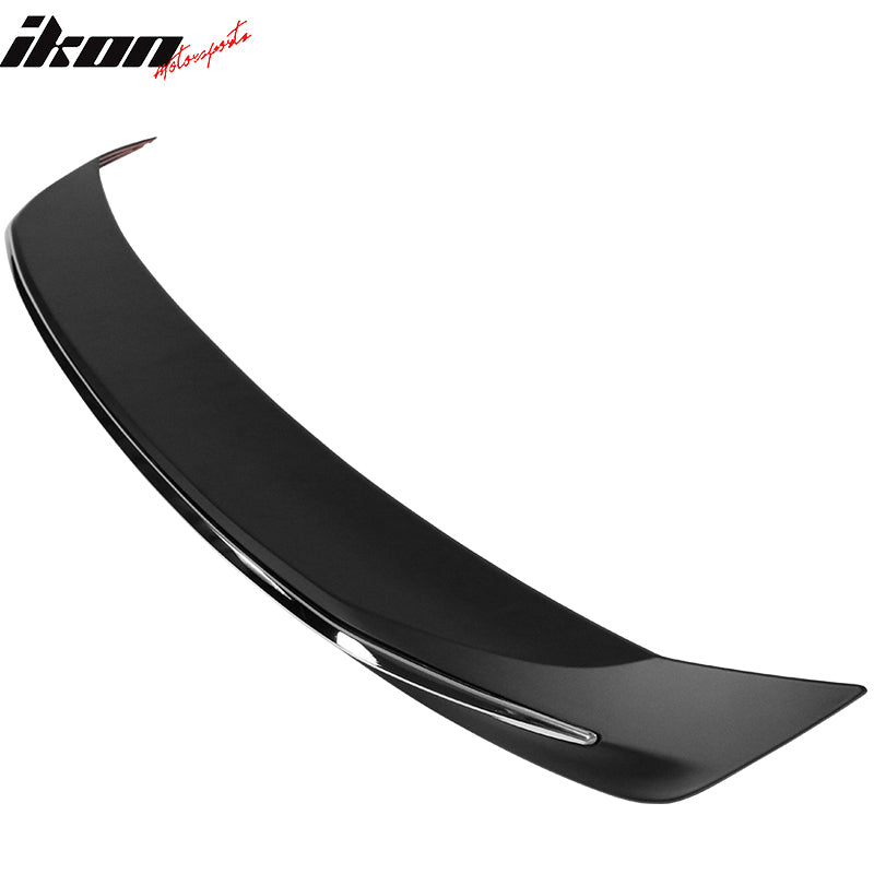 Fits 18-24 Toyota Camry MD Style Rear Trunk Spoiler Wing Unpainted W/Chrome Trim