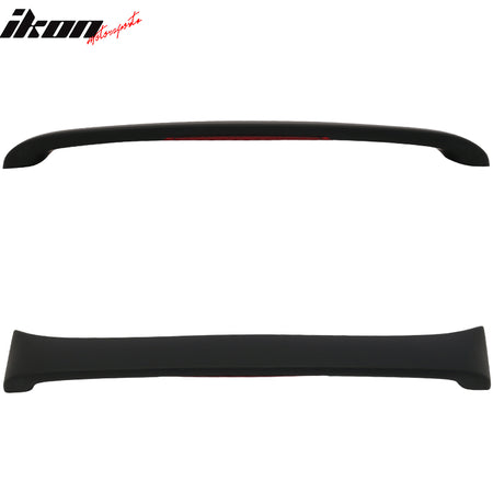 Fits 97-01 Toyota Camry Sedan 4Dr OE Style Trunk Spoiler W/LED Light Matte Black