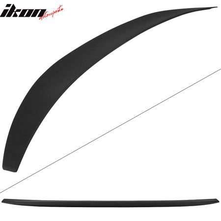 IKON MOTORSPORTS, Trunk Spoiler Compatible With 2020 - 2022 Toyota Corolla Sedan, IKON Style Rear Trunk Boot Lid Wing