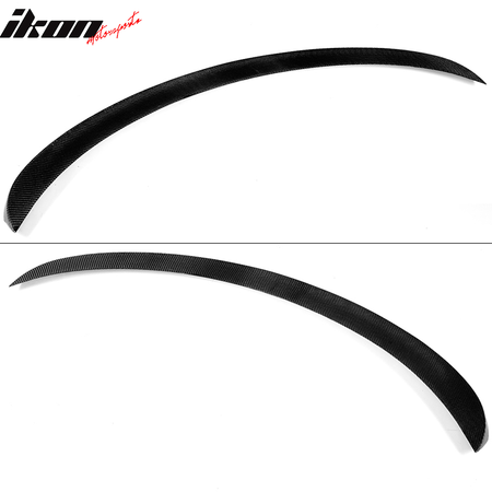 Fits 17-23 Tesla Model 3 IKON Style Rear Trunk Spoiler Wing Real Carbon Fiber