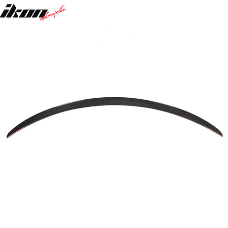 For 12-23 Tesla Model S OE Style Rear Trunk Spoiler Dry Carbon Fiber Gloss Black