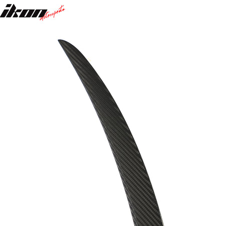 For 12-23 Tesla Model S OE Style Rear Trunk Spoiler Dry Carbon Fiber Gloss Black