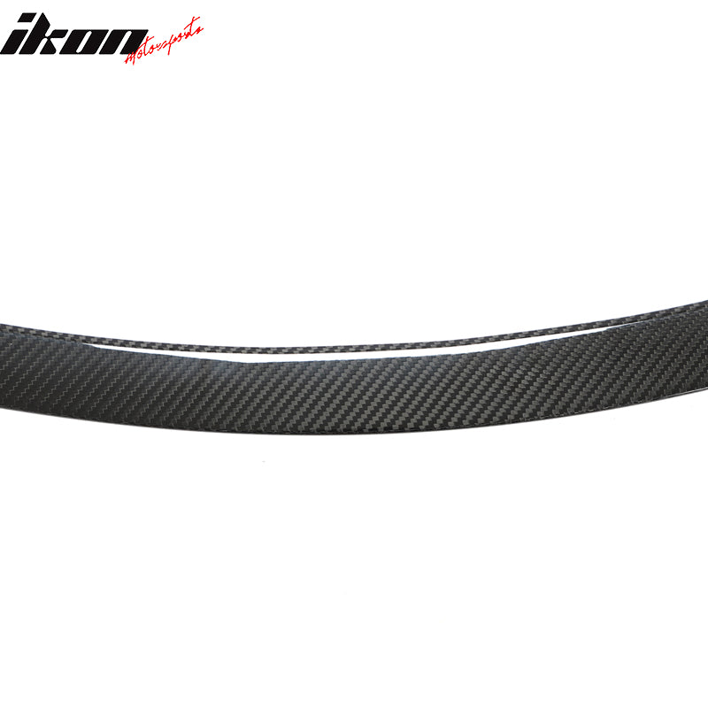 For 12-23 Tesla Model S OE Style Rear Trunk Spoiler Dry Carbon Fiber Gloss Black