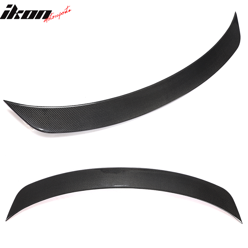 Fits 20-24 Tesla Model Y IKON Style Trunk Spoiler Wing - Carbon Fiber