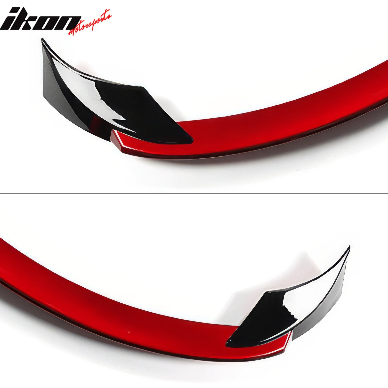 Fits 20-24 Tesla Model Y Sport Style Trunk Spoiler Wing ABS Gloss Black & Red