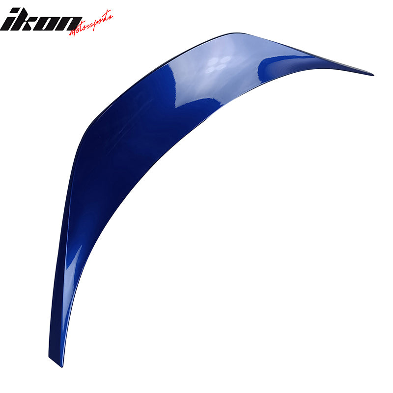 Fits 22-24 Subaru BRZ Toyota GR86 #K7X Blue IKON Roof & TRD Trunk Spoiler ABS