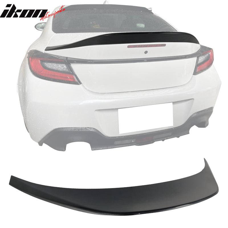 Fits 22-24 Subaru BRZ Toyota GR86 TRD Style Trunk Spoiler ABS