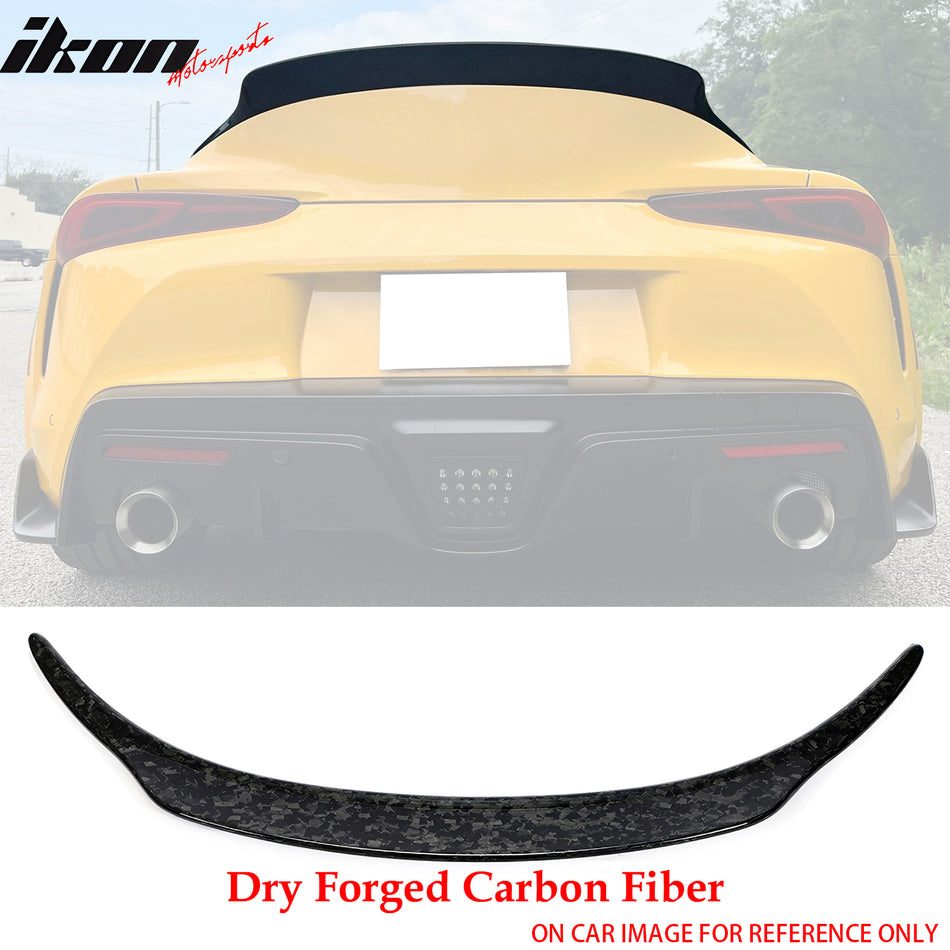 2020-2024 Toyota GR Supra A90 OE Trunk Spoiler Dry Forged Carbon Fiber