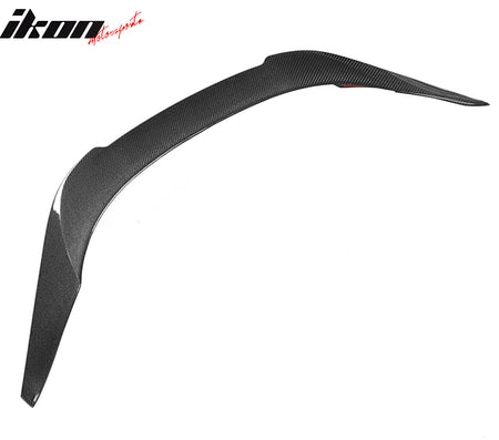 Fits 20-24 Toyota GR Supra A90 A91 MK5 V Style Trunk Spoiler Gloss Carbon Fiber