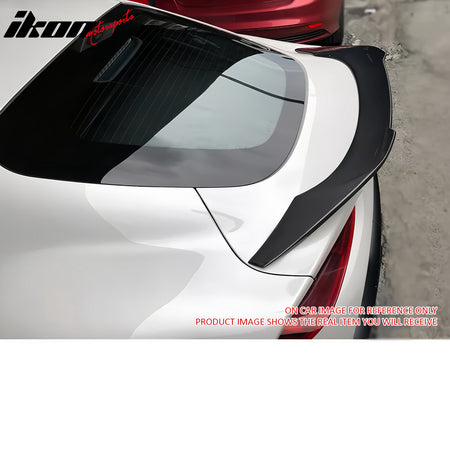 Fits 20-24 Toyota GR Supra Trunk Spoiler V Style Gloss Black Rear Deck Lid Wing