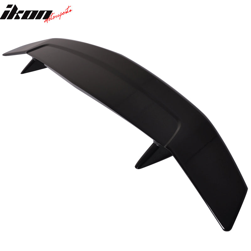 Fits 16-20 Honda Civic 2DR Coupe Rear Trunk Spoiler 2 Post Wing Lip Gloss Black