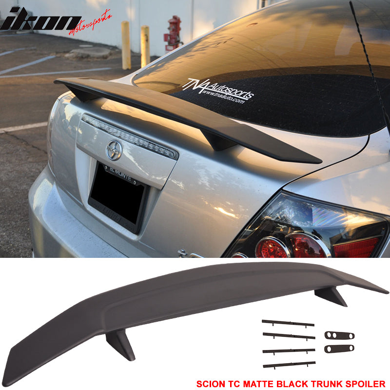 2005-2010 Scion tC Matte Black Rear Spoiler Wing Lip ABS