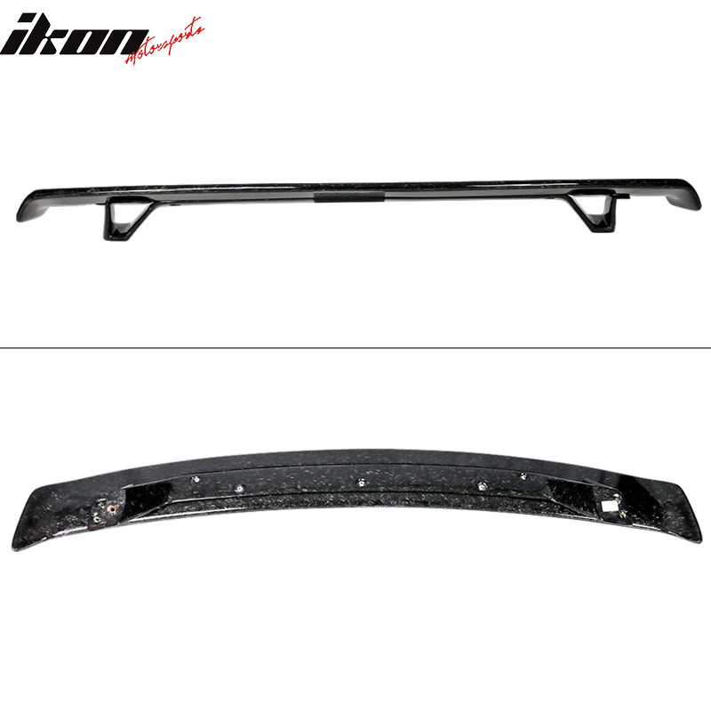 Universal Racing Rear Trunk Spoiler Lip Wing Added on Forged Carbon Fiber CF