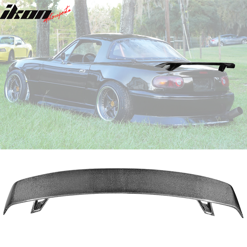 1990-1997 Mazda Miata MX-5 NA Rear Spoiler Wing Carbon Fiber CF