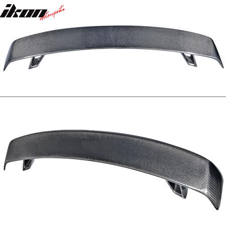 Universal Racing Rear Trunk Lid Spoiler Wing Lip Carbon Fiber CF