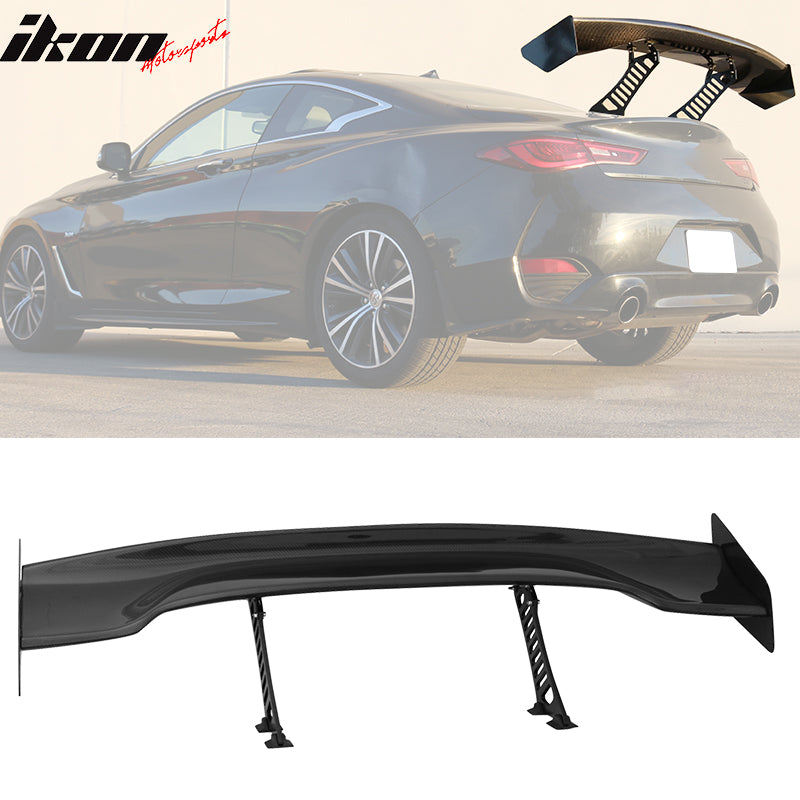 Universal Rear Trunk Spoiler Wing Legs Bracket Stand Mount Side Plate