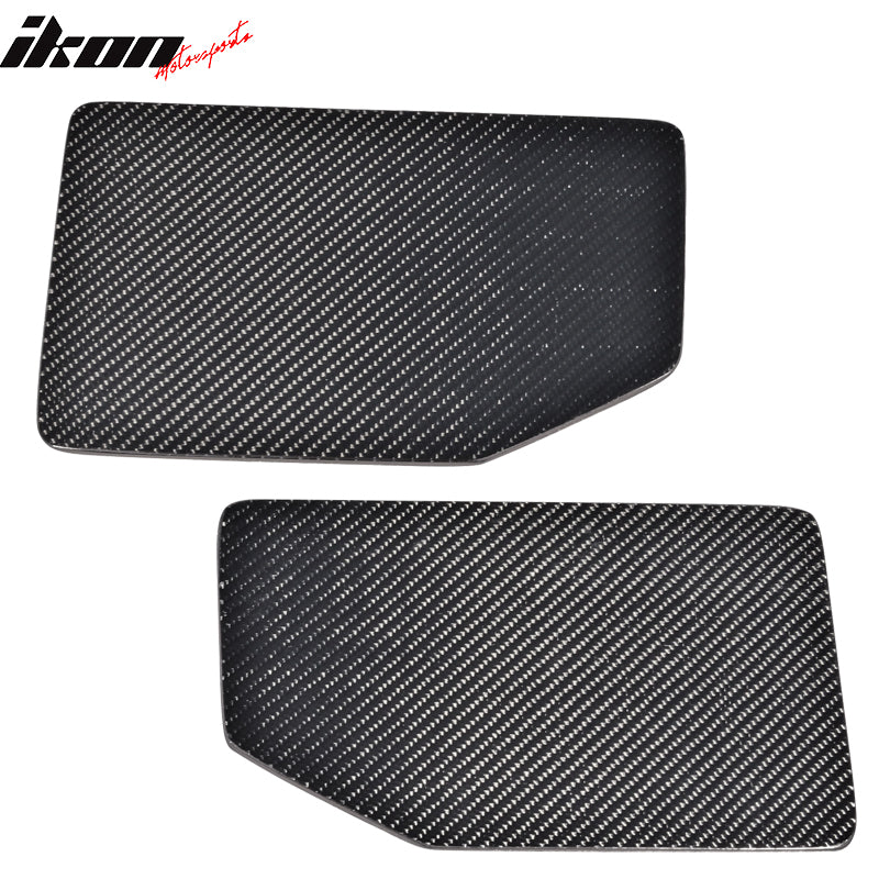 Universal V1 GT Carbon Fiber Rear Spoiler Wing Side Plate Add On