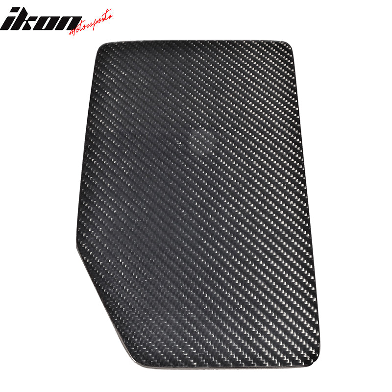 V1 Universal GT Trunk Spoiler Wing Side Plate Add On- Carbon Fiber CF