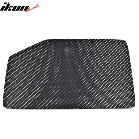 V1 Universal GT Trunk Spoiler Wing Side Plate Add On- Carbon Fiber CF