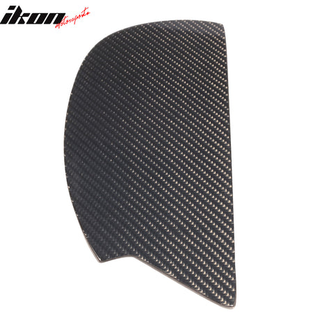 Universal GT Rear Trunk Spoiler Wing Lip Carbon Fiber Side Plate