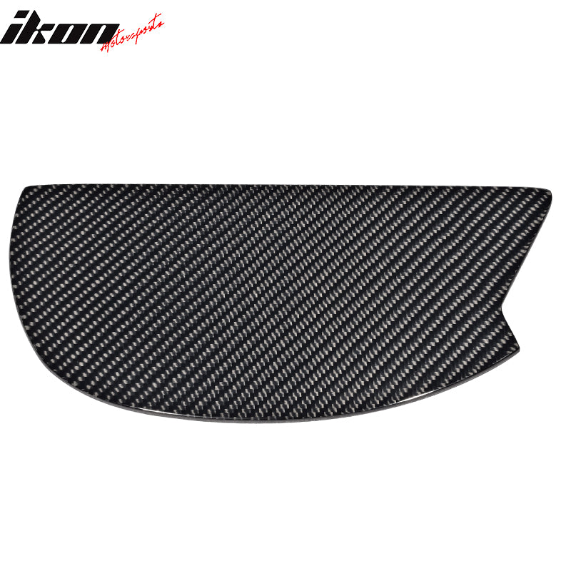 Universal GT Rear Trunk Spoiler Wing Lip Carbon Fiber Side Plate