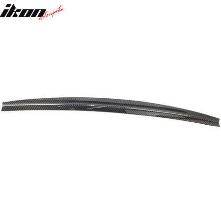 Fits 08-14 Subaru Impreza WRX 3rd Gen 5Dr Roof Spoiler Gurney Flap Carbon Fiber