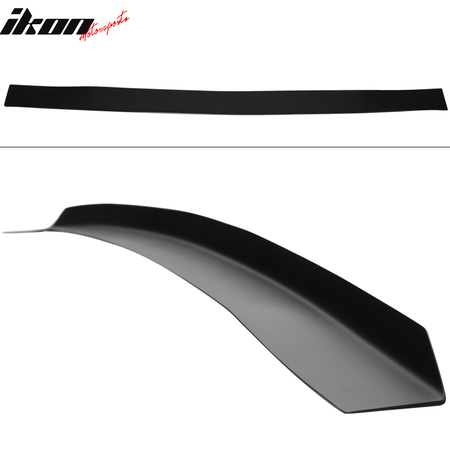 Fits 15-21 Subaru WRX STI Top Gurney Flap Add-On Trunk Spoiler Wing Matte Black