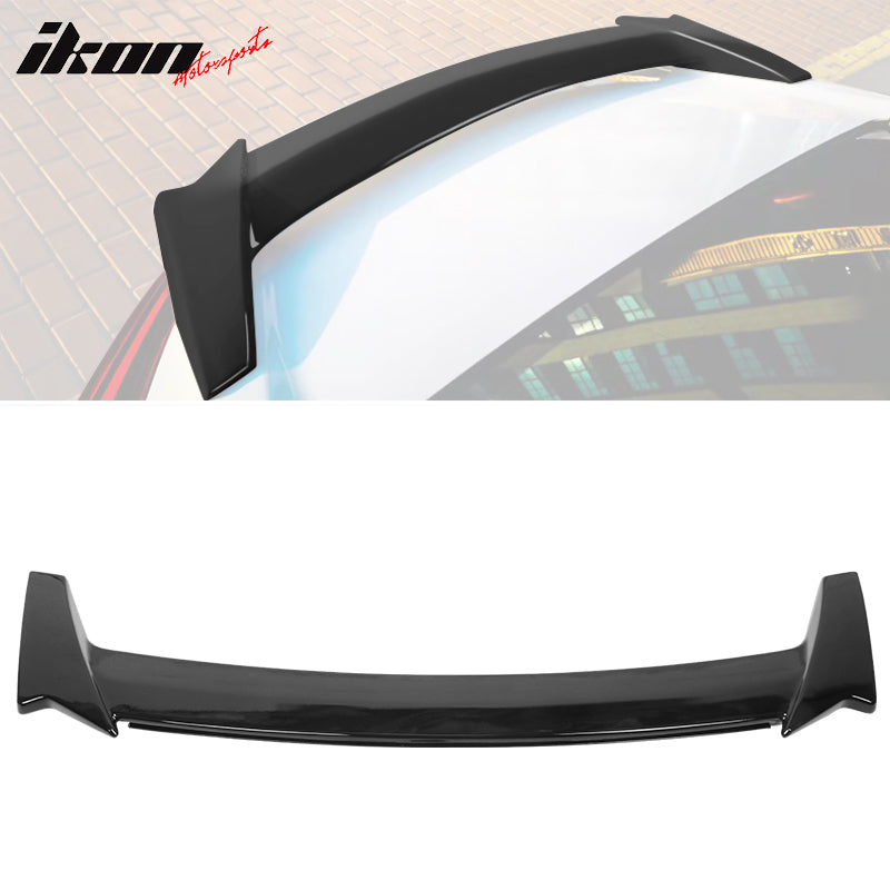 2016-2021 Honda Civic Sedan Long LED Matte Black Trunk Spoiler ABS