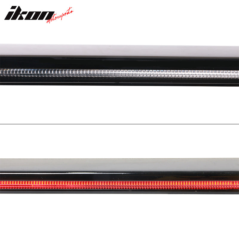 Clearance Sale For 16-21 Honda Civic Long LED Rear Trunk Spoiler Matte Black ABS