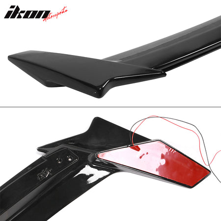 Clearance Sale For 16-21 Honda Civic Long LED Rear Trunk Spoiler Matte Black ABS