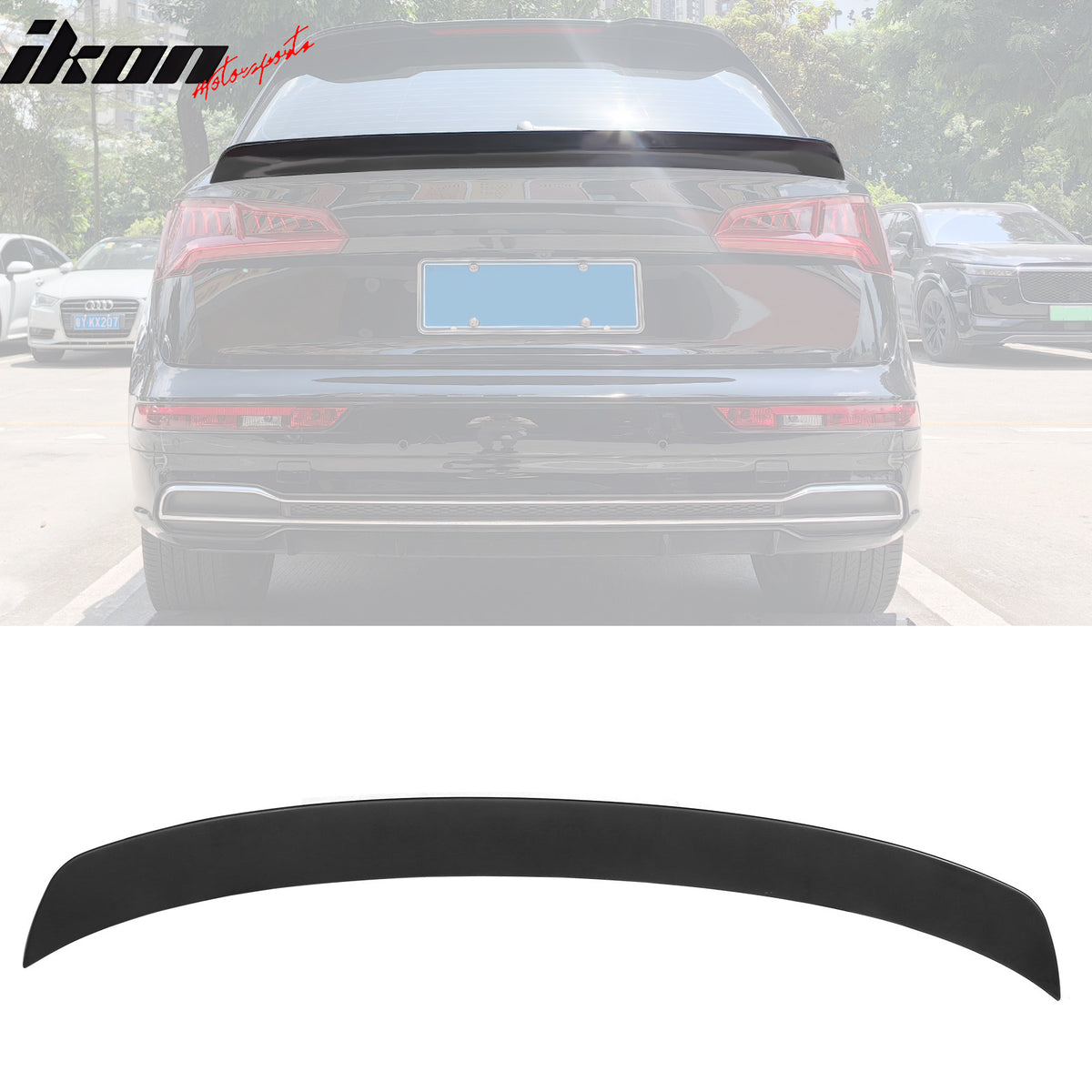 Fits 18-23 Audi SQ5 Q5 PHEV DuckBill ABS Add-on Trunk Spoiler Lip