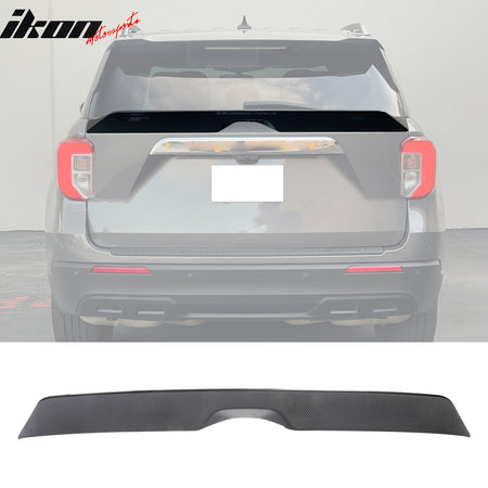 Fits 20-24 Ford Explorer Duckbill Style Trunk Spoiler Middle Lip ABS