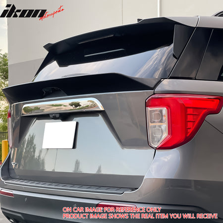 Fits 20-24 Ford Explorer Duckbill Style Trunk Spoiler Middle Lip ABS