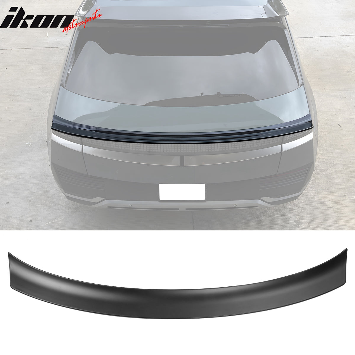 Fits 22-25 Hyundai Ioniq 5 IKON ABS Add-on Trunk Spoiler Middle Lip