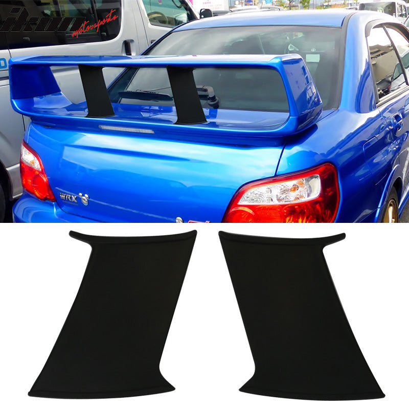 2002-2007 Subaru Impreza WRX STI Trunk Spoiler Stabilizer Add On 2PC