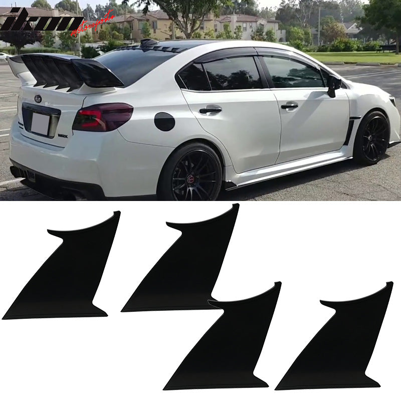 2015-2021 Subaru WRX STI Trunk Spoiler Stabilizer Support Add On 4PC