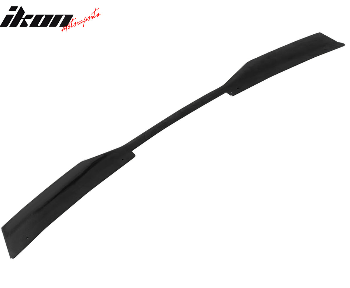 Fits 24-25 Ford Mustang Dark Horse Gloss Black Trunk Spoiler W/ Gurney Glap ABS