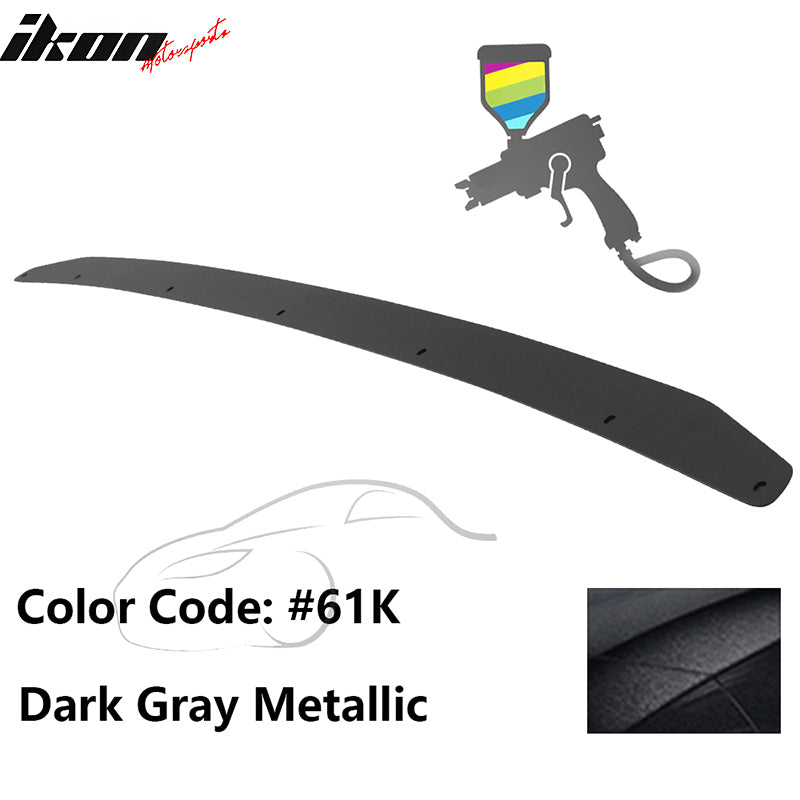 2015-2021 Subaru WRX STI OE Dark Gray Metallic Gurney Flap Aluminum